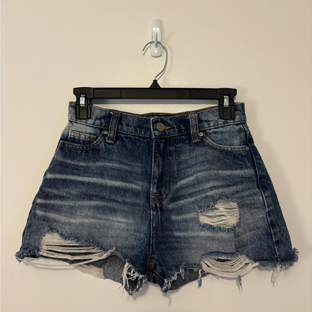NOBO Women’s Blue Distressed Jean Shorts